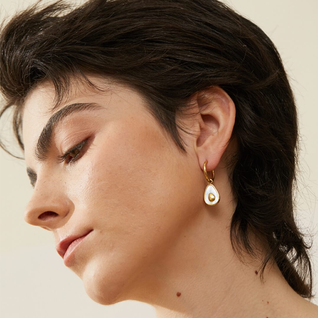 Aro Aguacate Earring (18K Gold Plated)