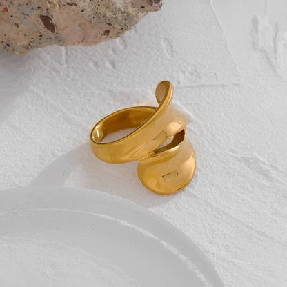 Voluta Elegance Ring (18K Gold Plated)