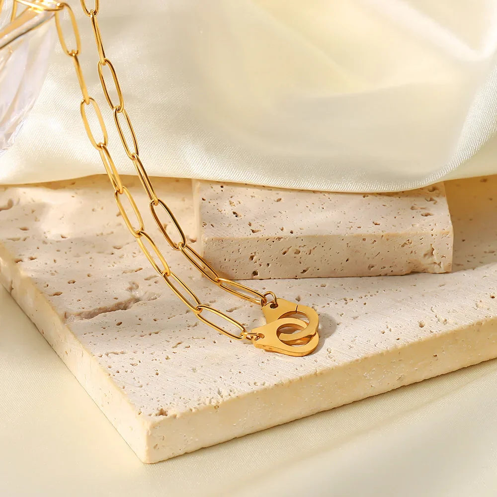 Chain Long with Links Necklace (18K Gold Plated)