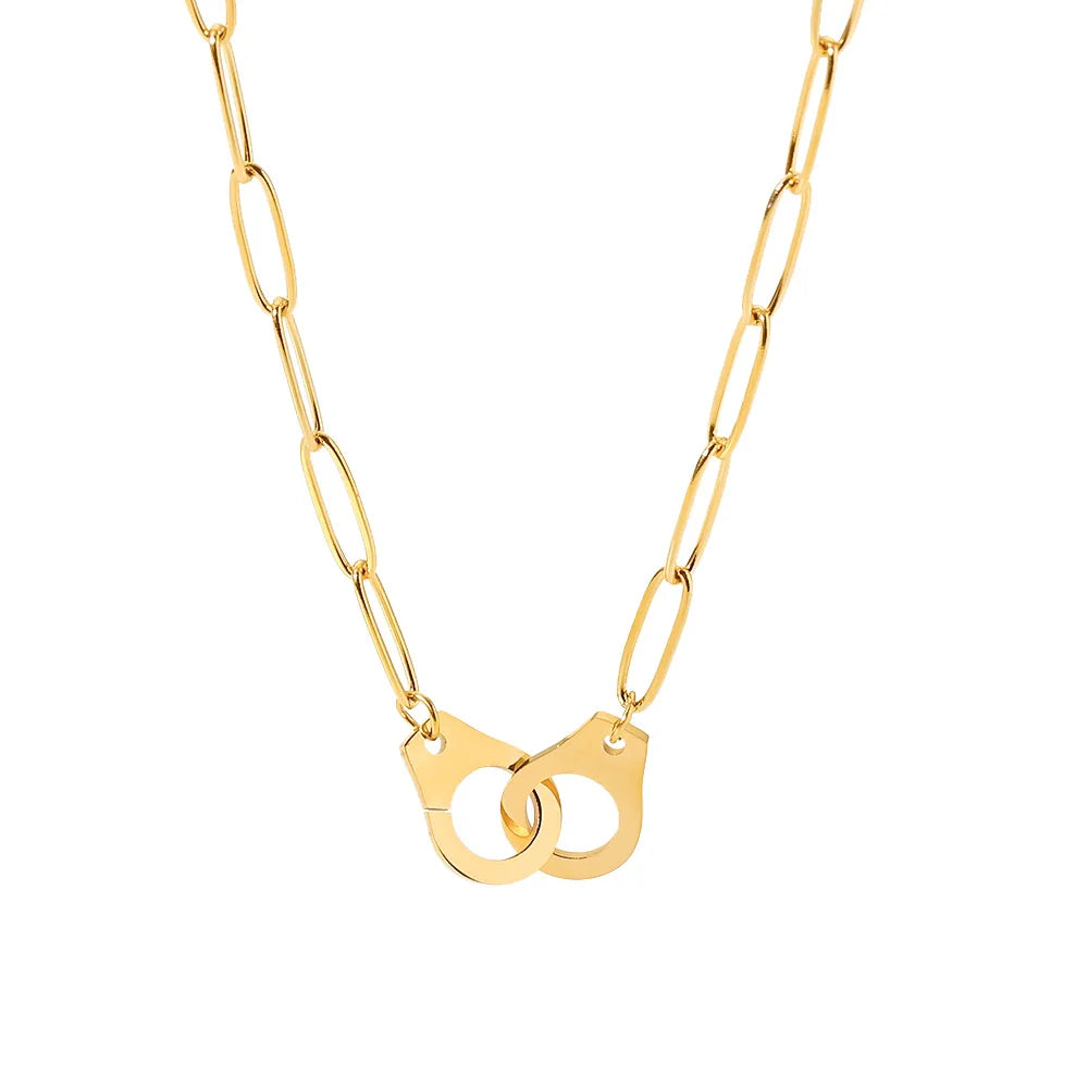 Chain Long with Links Necklace (18K Gold Plated)