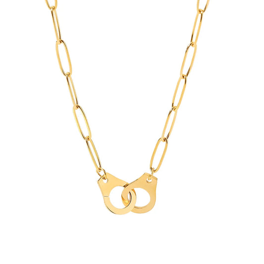 Chain Long with Links Necklace (18K Gold Plated)