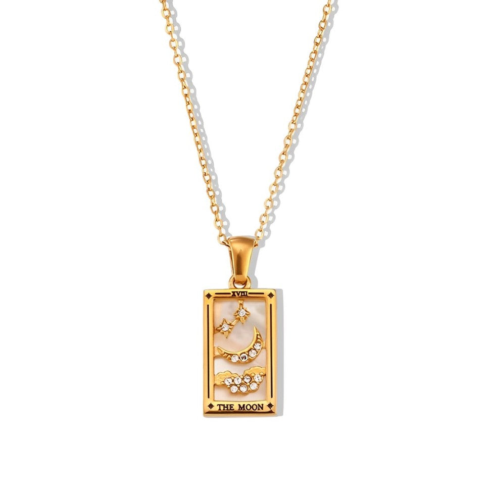 Collection Tarot - Necklaces with Pendants of the Cartas (18K Gold Plated)