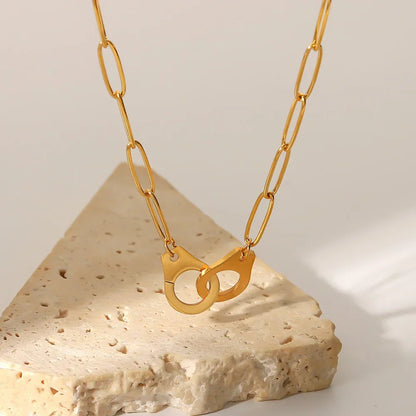 Chain Long with Links Necklace (18K Gold Plated)
