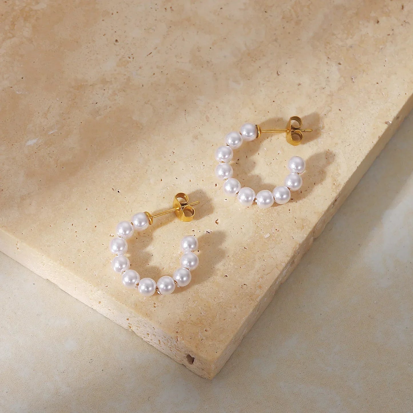 Aro of Pearl Earring (Gold Plated)