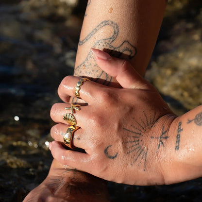 Océano Ring (Gold Plated)