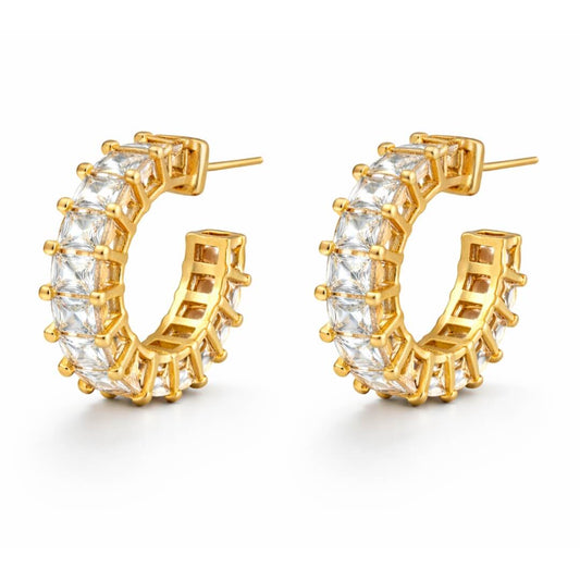 Aro Serena Zirconia Earring (18K Gold Plated)