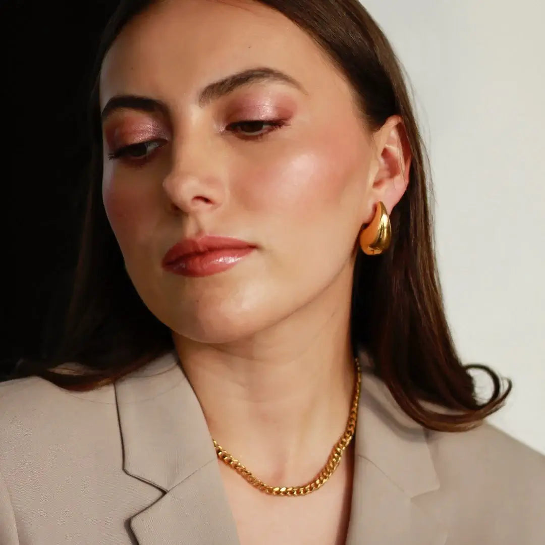 Drop Hailey Earring (18K Gold Plated)