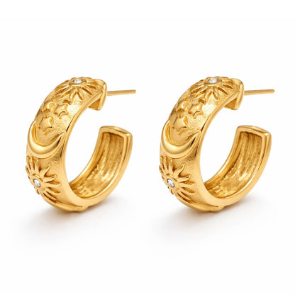 Aro Celeste Earring (18K Gold Plated)