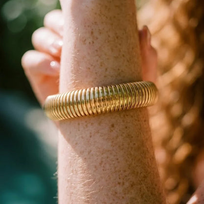 Brazalete Mola Allegra (18K Gold Plated)