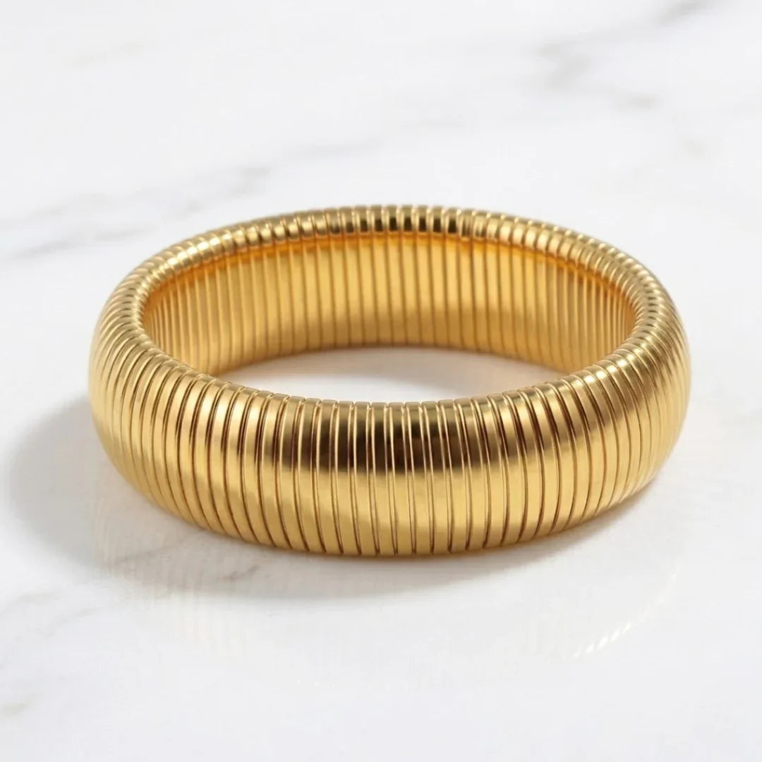 Brazalete Mola Allegra (18K Gold Plated)