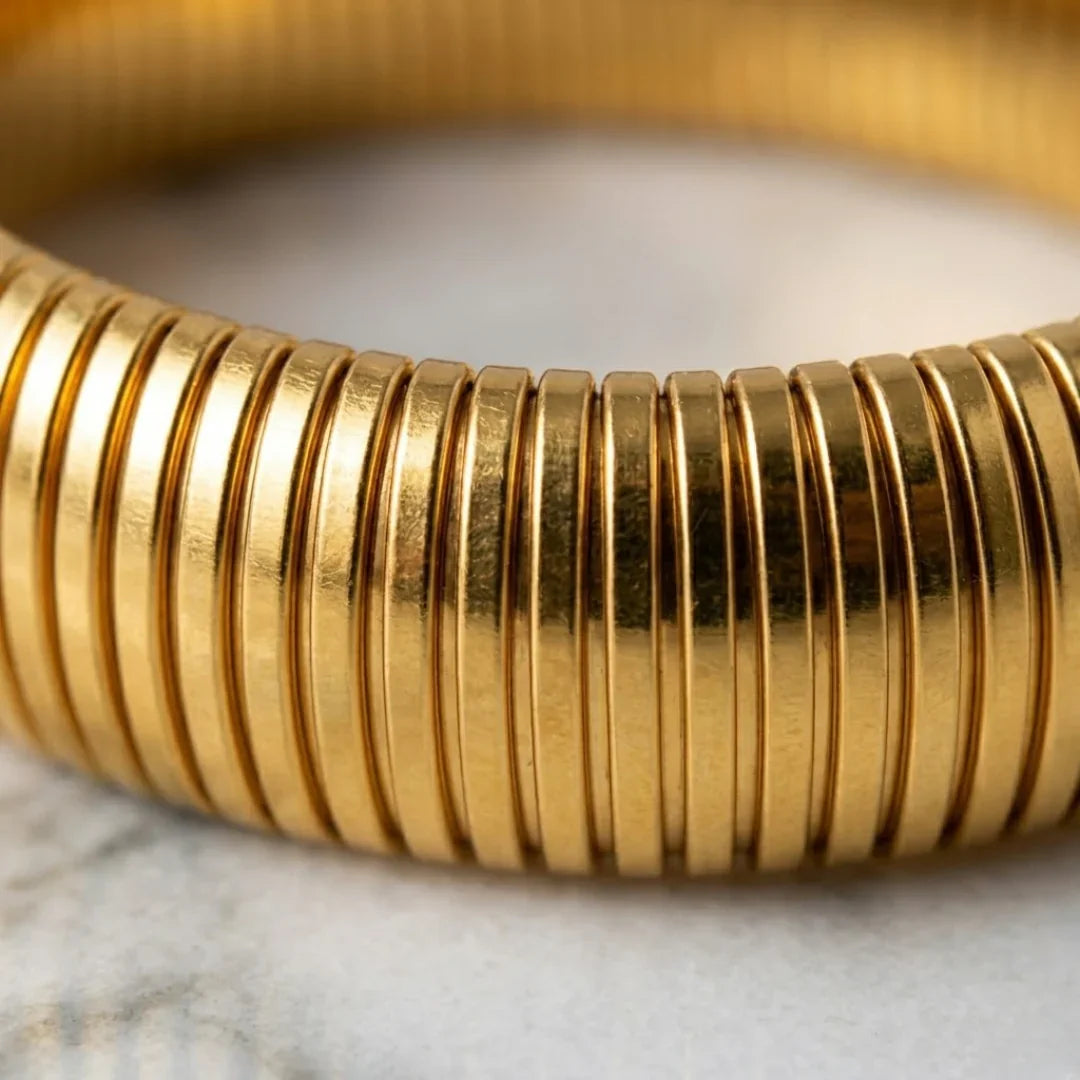 Brazalete Mola Allegra (18K Gold Plated)
