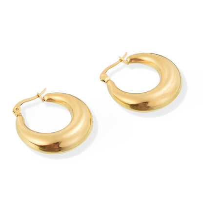 Moon Earring (Gold Plated)