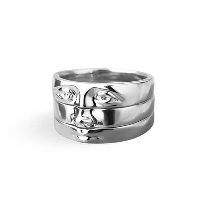 Set of Rings Visage (18K Gold Plated)