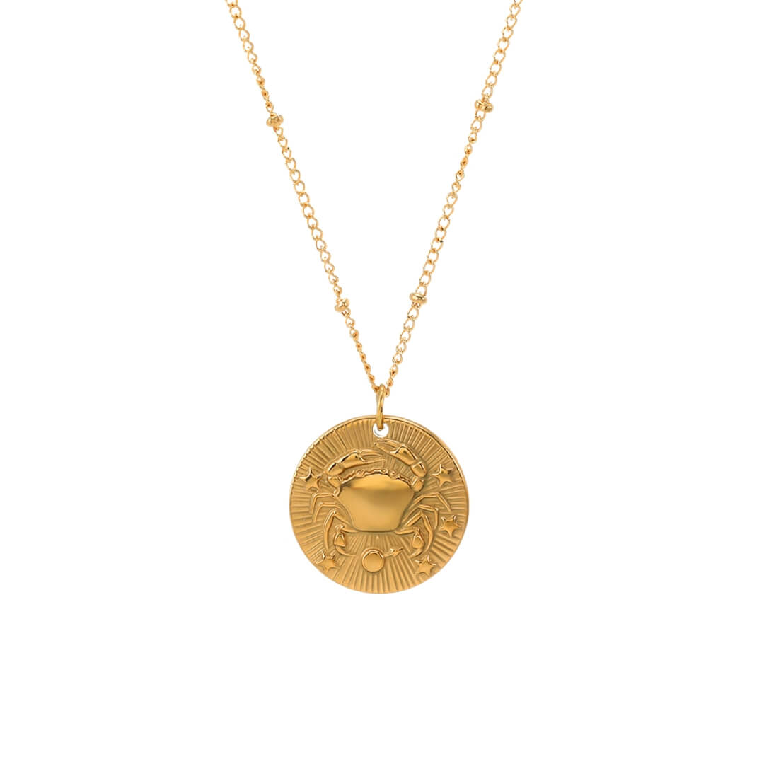 Del Zodíaco with Símbolos of the Constelaciones Necklace