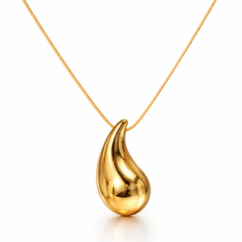 Drop Hailey Necklace (18K Gold Plated)