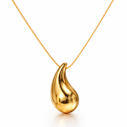 Drop Hailey Necklace (18K Gold Plated)
