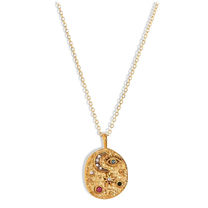 Marsella Zirconia Necklace (18K Gold Plated)