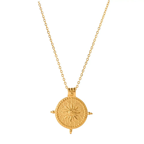 Sun Divino Necklace (18K Gold Plated)