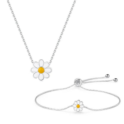 Set Margarita: Necklace + Bracelet (Sterling Silver 925)