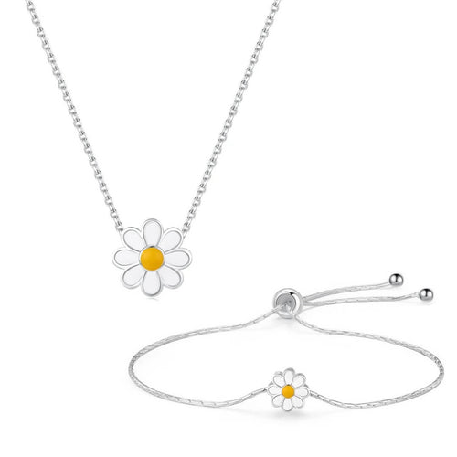 Set Margarita: Necklace + Bracelet (Sterling Silver 925)