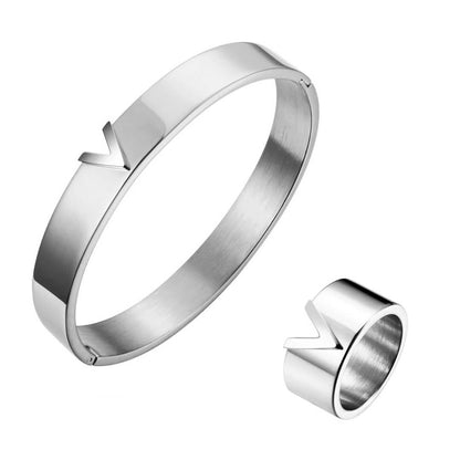 Set Vivace: Bracelet + Ring (18K Gold Plated)