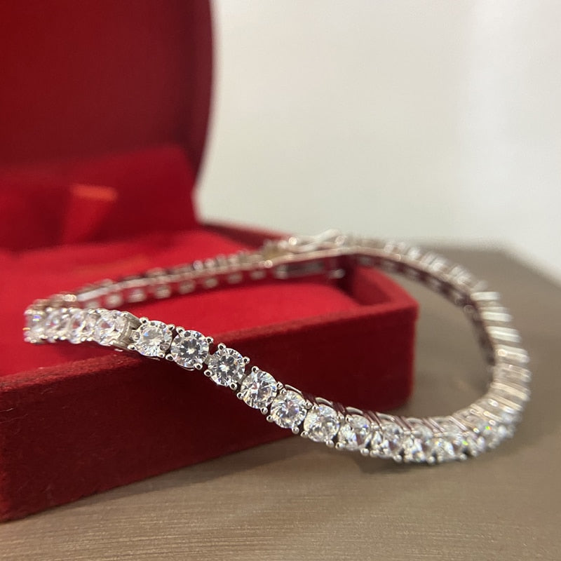 Riviera Luxury Zirconia Bracelet (Sterling Silver 925)