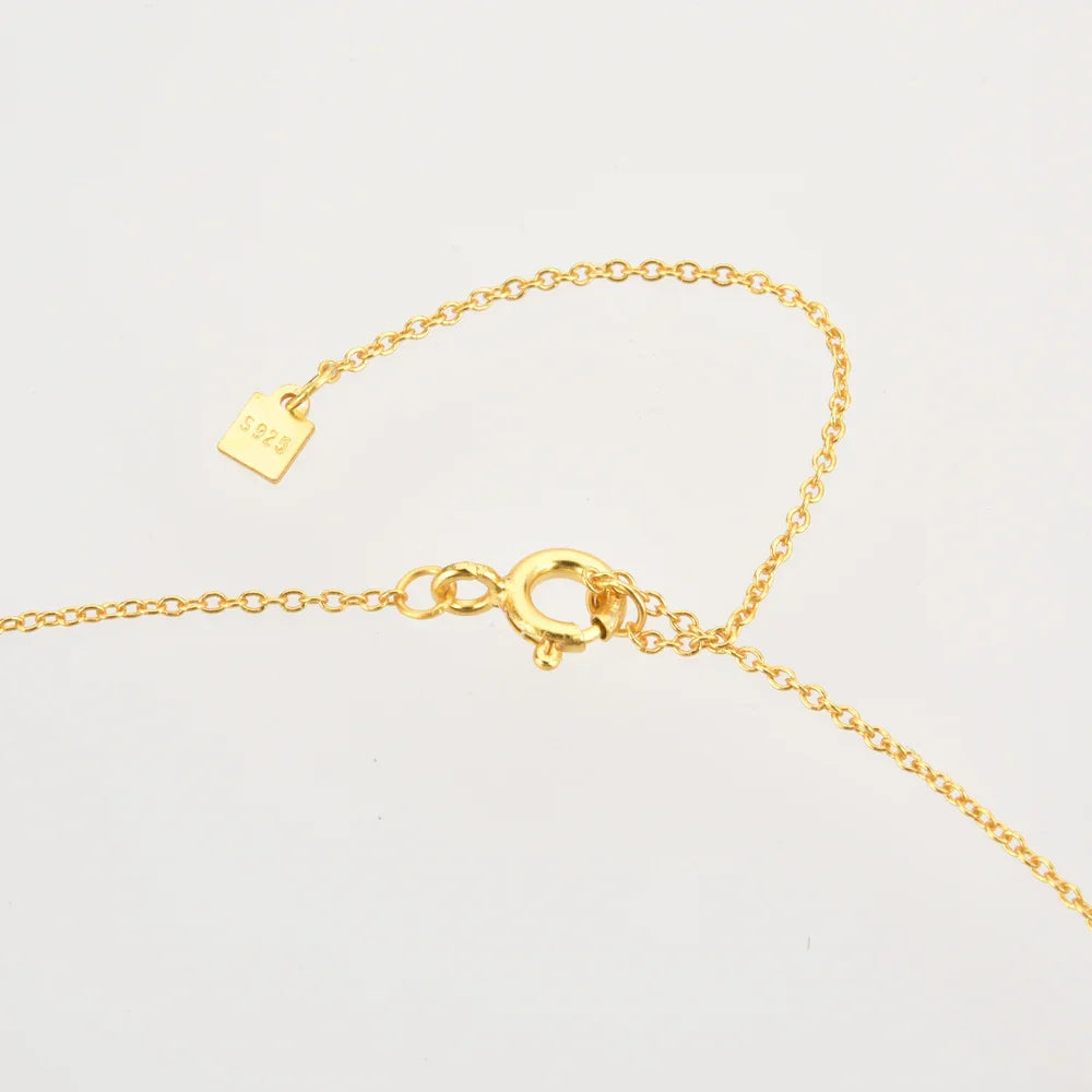 Constelaciones del Zodíaco Circonio Colorido Necklace (18K Gold Plated)