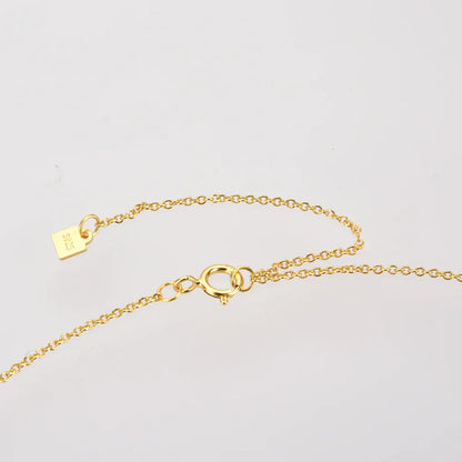 Hand of Fatima Hamsa with Zirconia Necklace (18K Gold Plated)