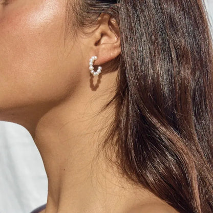 Aro of Pearl Earring (Gold Plated)
