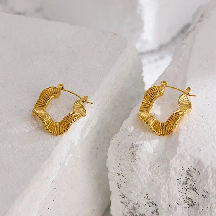 Aro Irregular Allegra Earring (18K Gold Plated)
