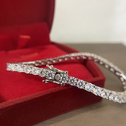 Riviera Luxury Zirconia Bracelet (Sterling Silver 925)