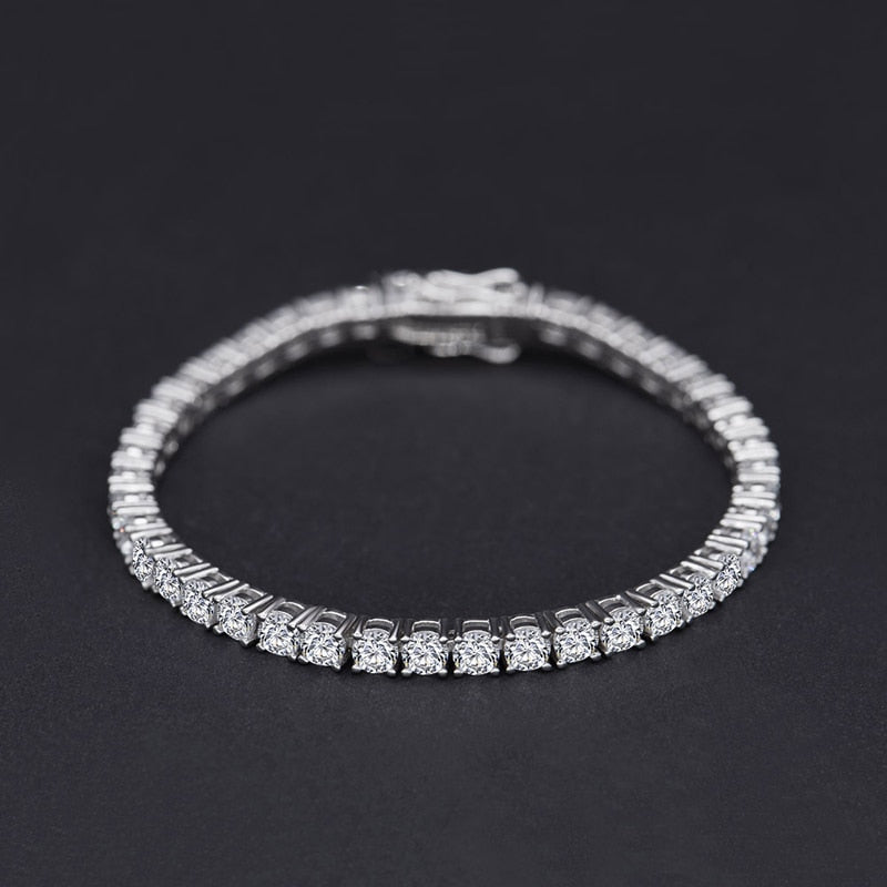 Riviera Luxury Zirconia Bracelet (Sterling Silver 925)