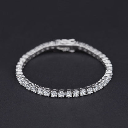 Riviera Luxury Zirconia Bracelet (Sterling Silver 925)