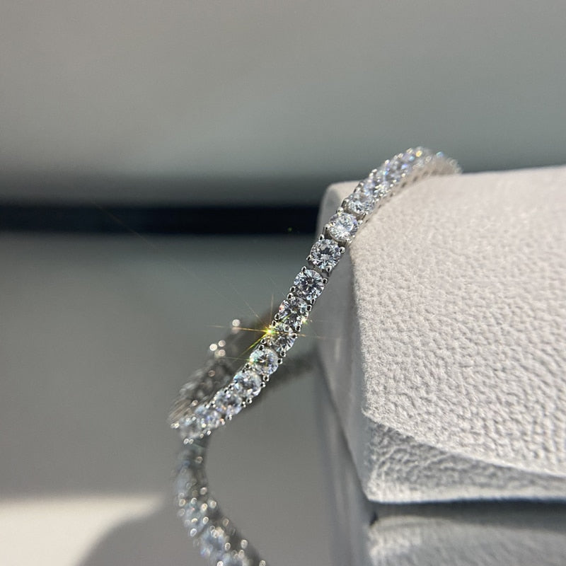 Riviera Luxury Zirconia Bracelet (Sterling Silver 925)