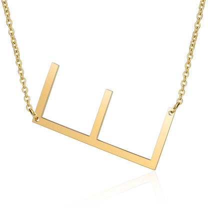 Letra Inicial Large Necklace (18K Gold Plated)