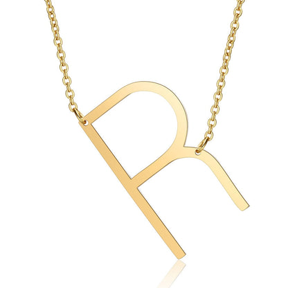 Letra Inicial Large Necklace (18K Gold Plated)