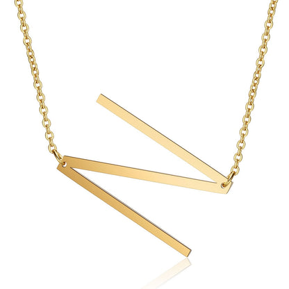 Letra Inicial Large Necklace (18K Gold Plated)
