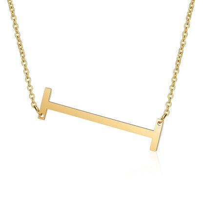 Letra Inicial Large Necklace (18K Gold Plated)