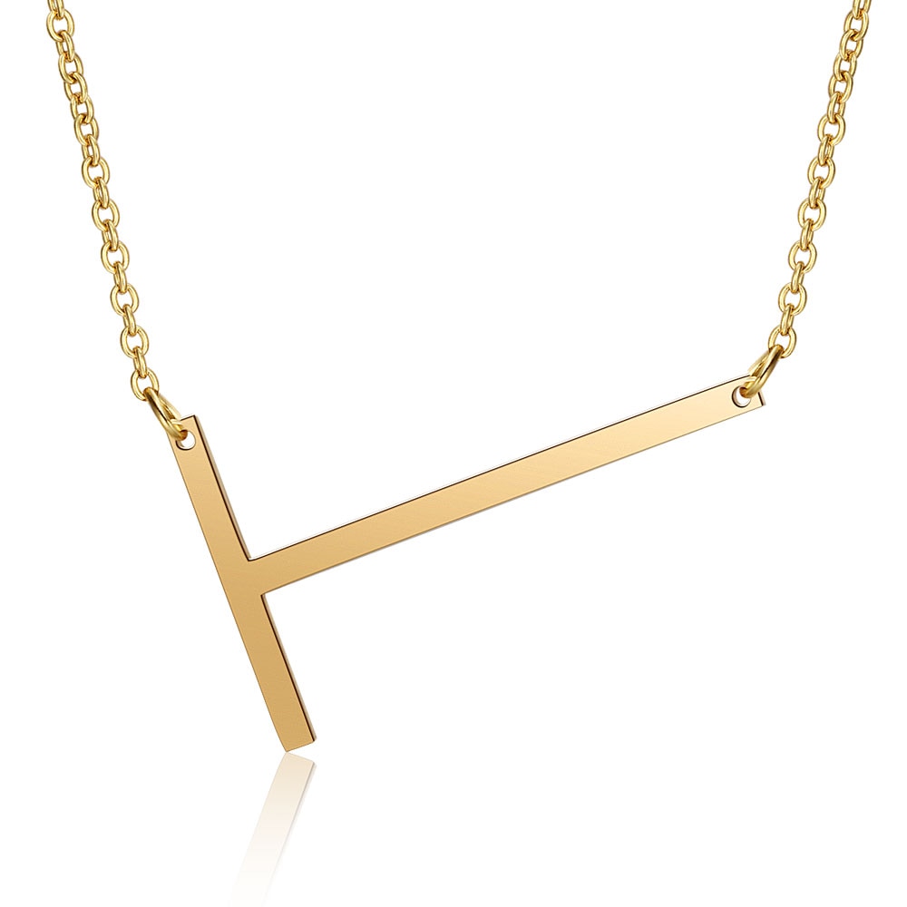 Letra Inicial Large Necklace (18K Gold Plated)