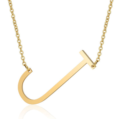 Letra Inicial Large Necklace (18K Gold Plated)