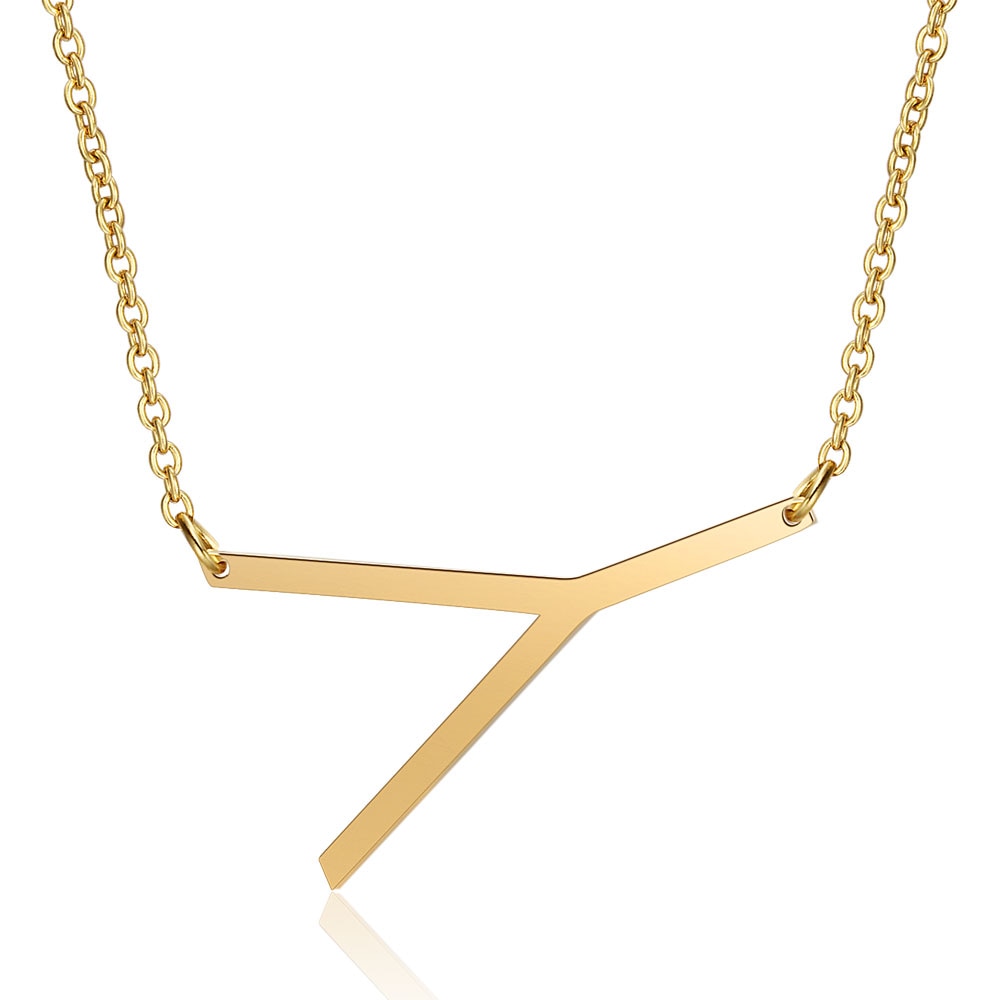Letra Inicial Large Necklace (18K Gold Plated)