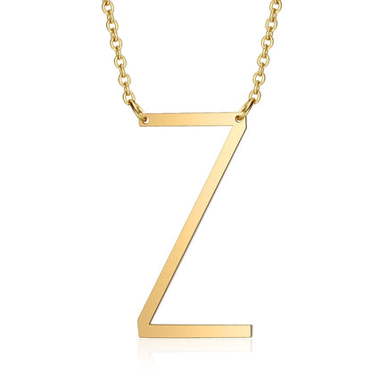 Letra Inicial Large Necklace (18K Gold Plated)