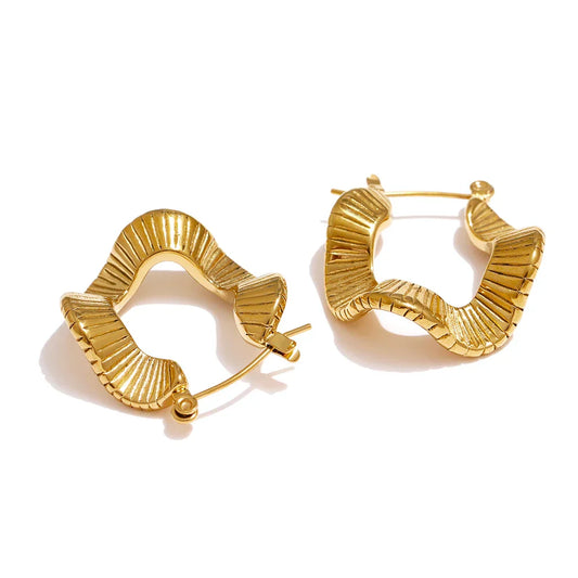 Aro Irregular Allegra Earring (18K Gold Plated)