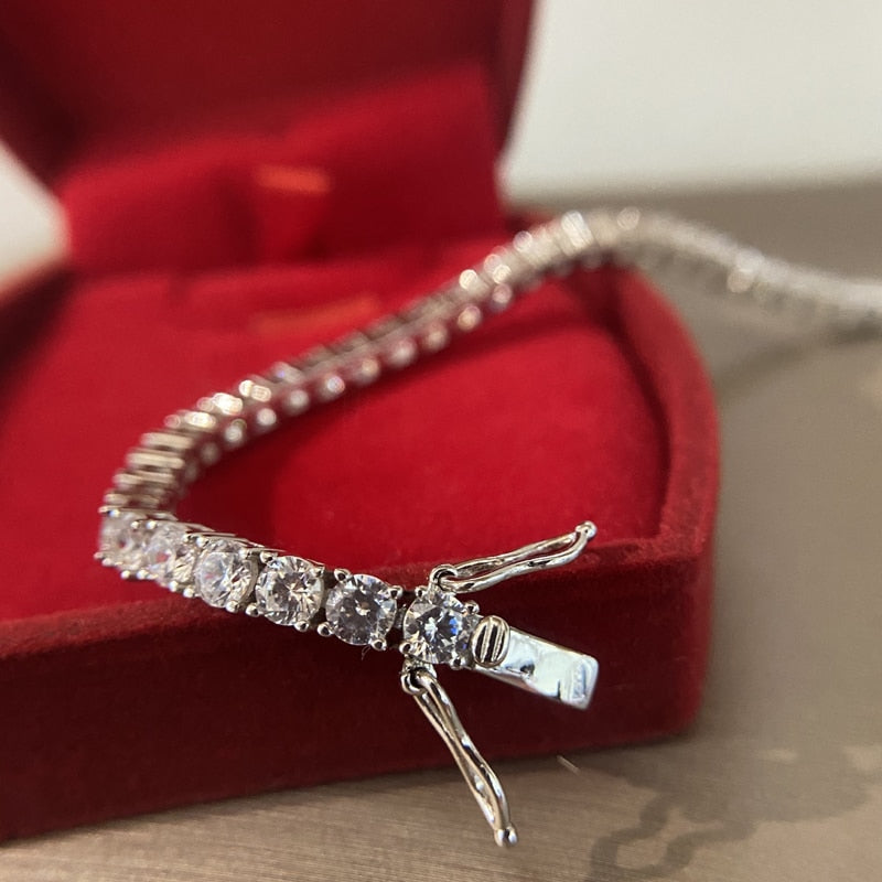 Riviera Luxury Zirconia Bracelet (Sterling Silver 925)