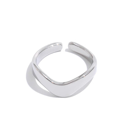Waves Lucca Adjustable Ring (18K Gold Plated)