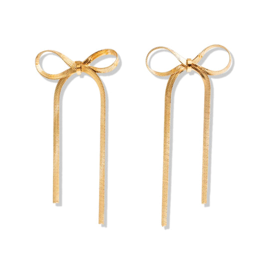 Bow Céline Earring (Gold Plated)