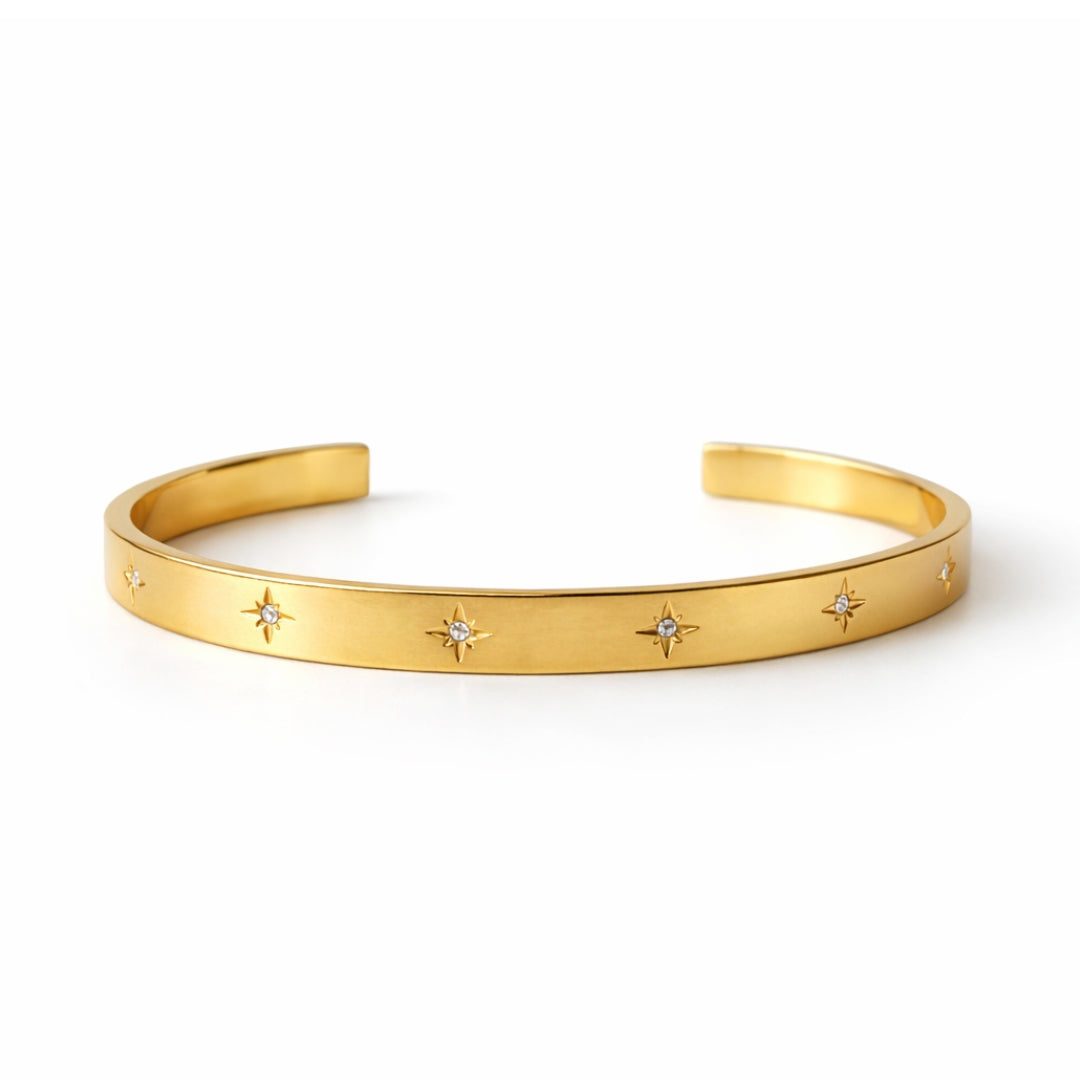 Minimalist Louise Zirconia Bracelet (18K Gold Plated)