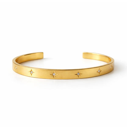 Minimalist Louise Zirconia Bracelet (18K Gold Plated)