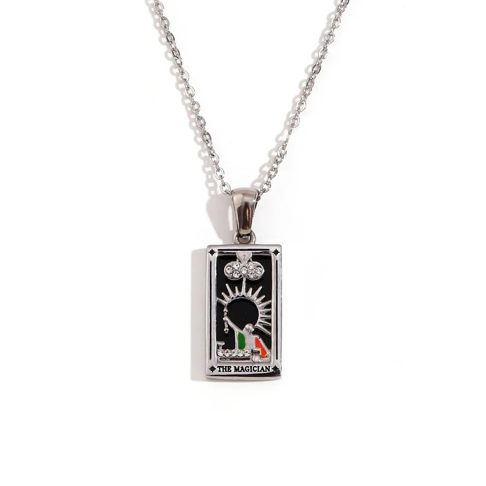 Collection of Necklaces Tarot (Plateado)