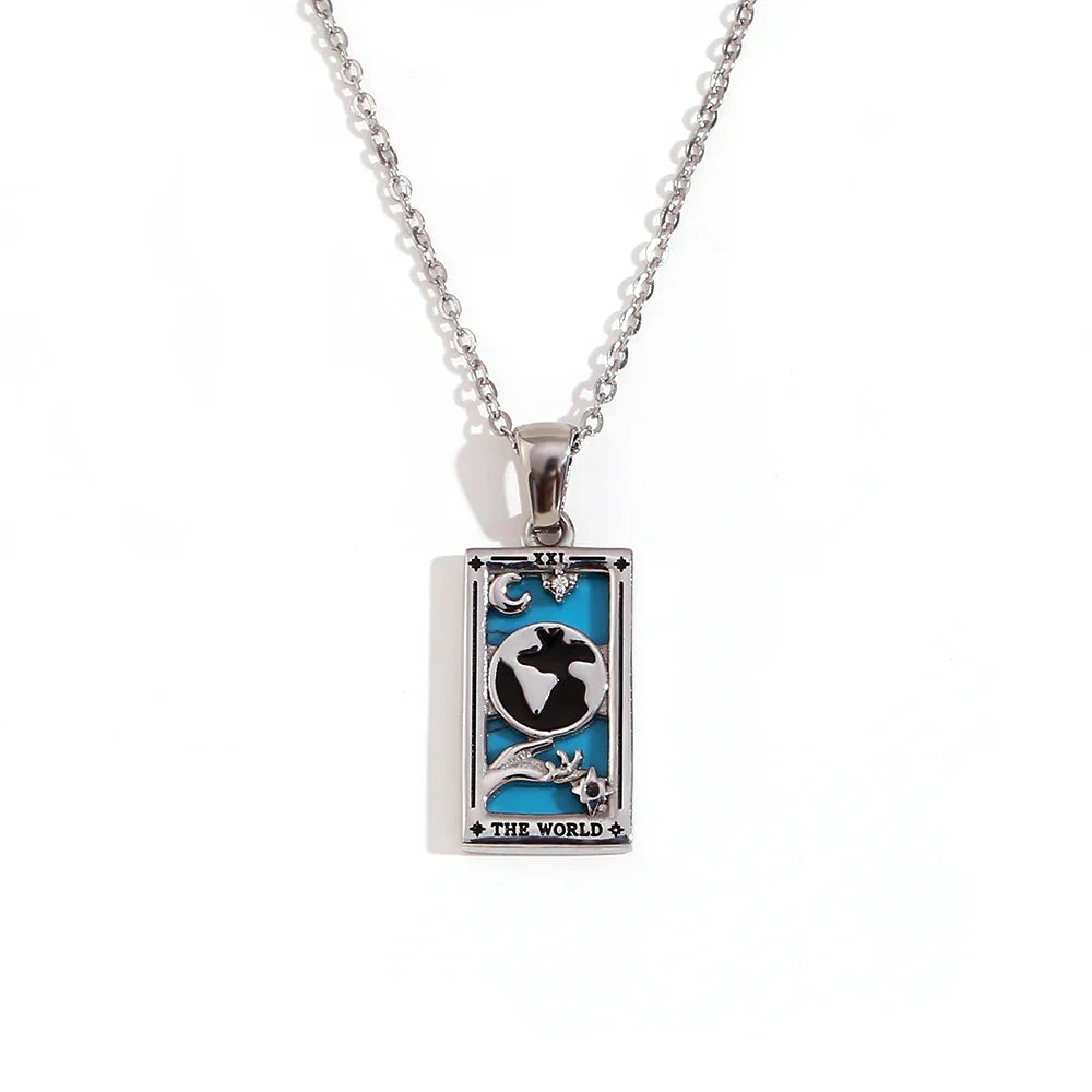 Collection of Necklaces Tarot (Plateado)